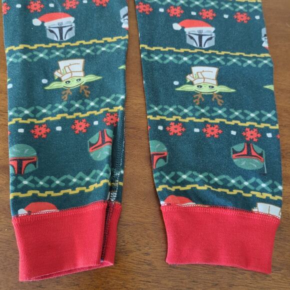 Hannah Andersson kids STAR WARS The Mandalorian Long John Pajama Top&pant size 8 - Picture 11 of 11